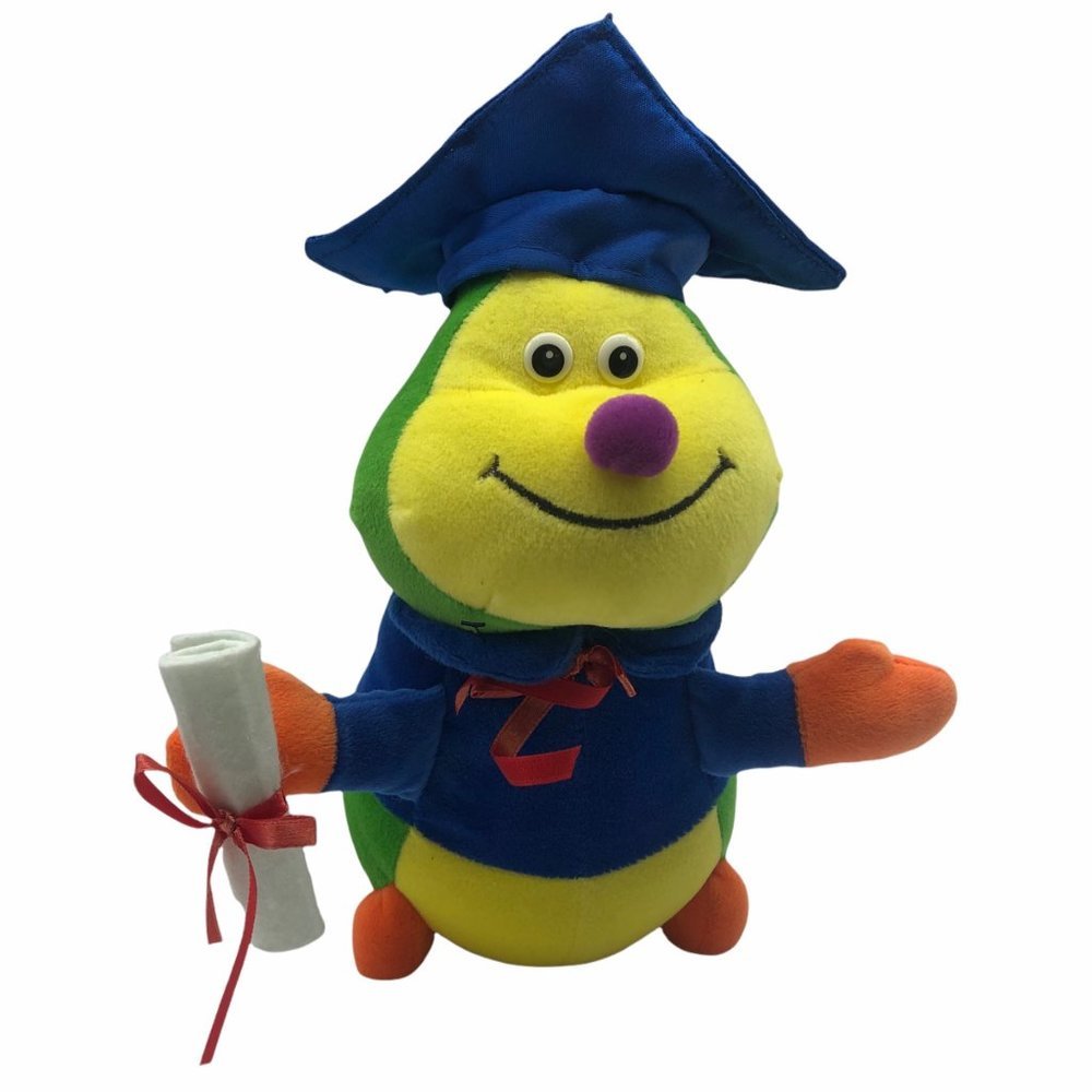 good‎ stuff caterpillar plush graduation 10"x13"